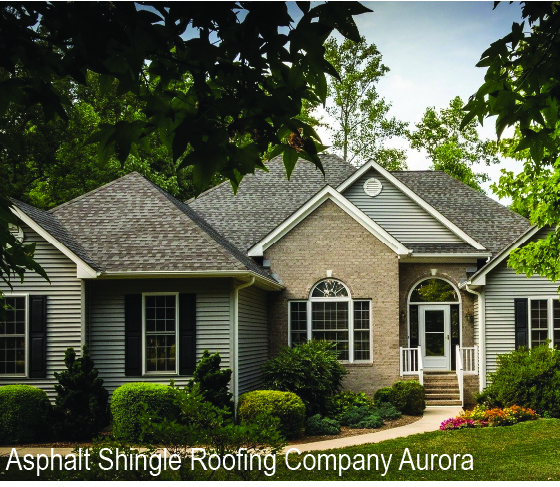 Brown asphalt shingle roof replacement